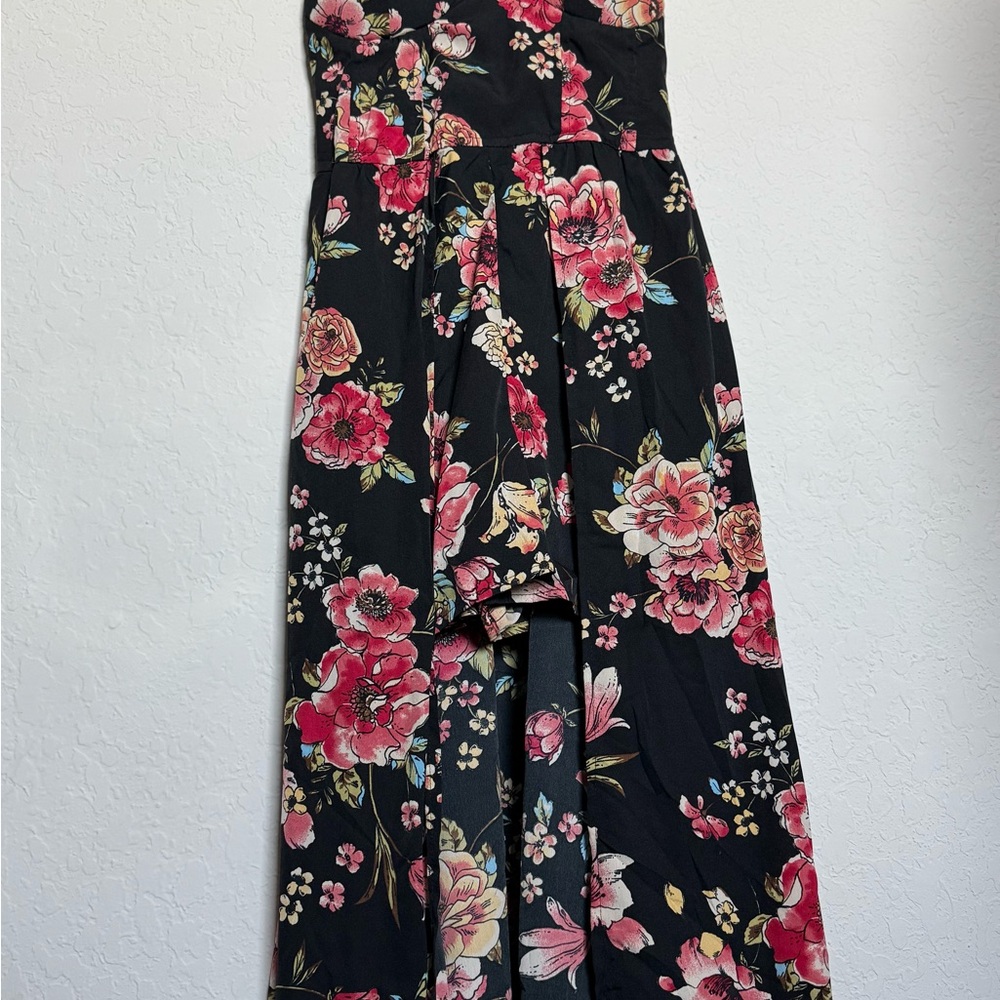 S Floral Black Maxi Dress - Picture 3 of 6
